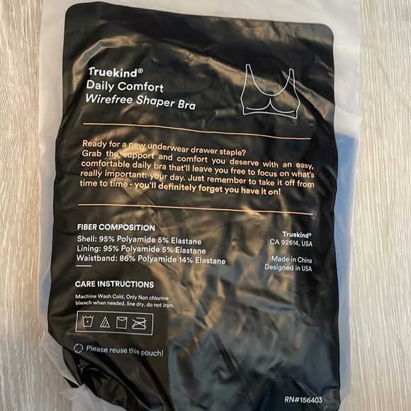 TRUEKIND | DAILY COMFORT WIRELESS SHAPER BRA | 3XL ATLANTIC BLUE - Picture 4 of 8